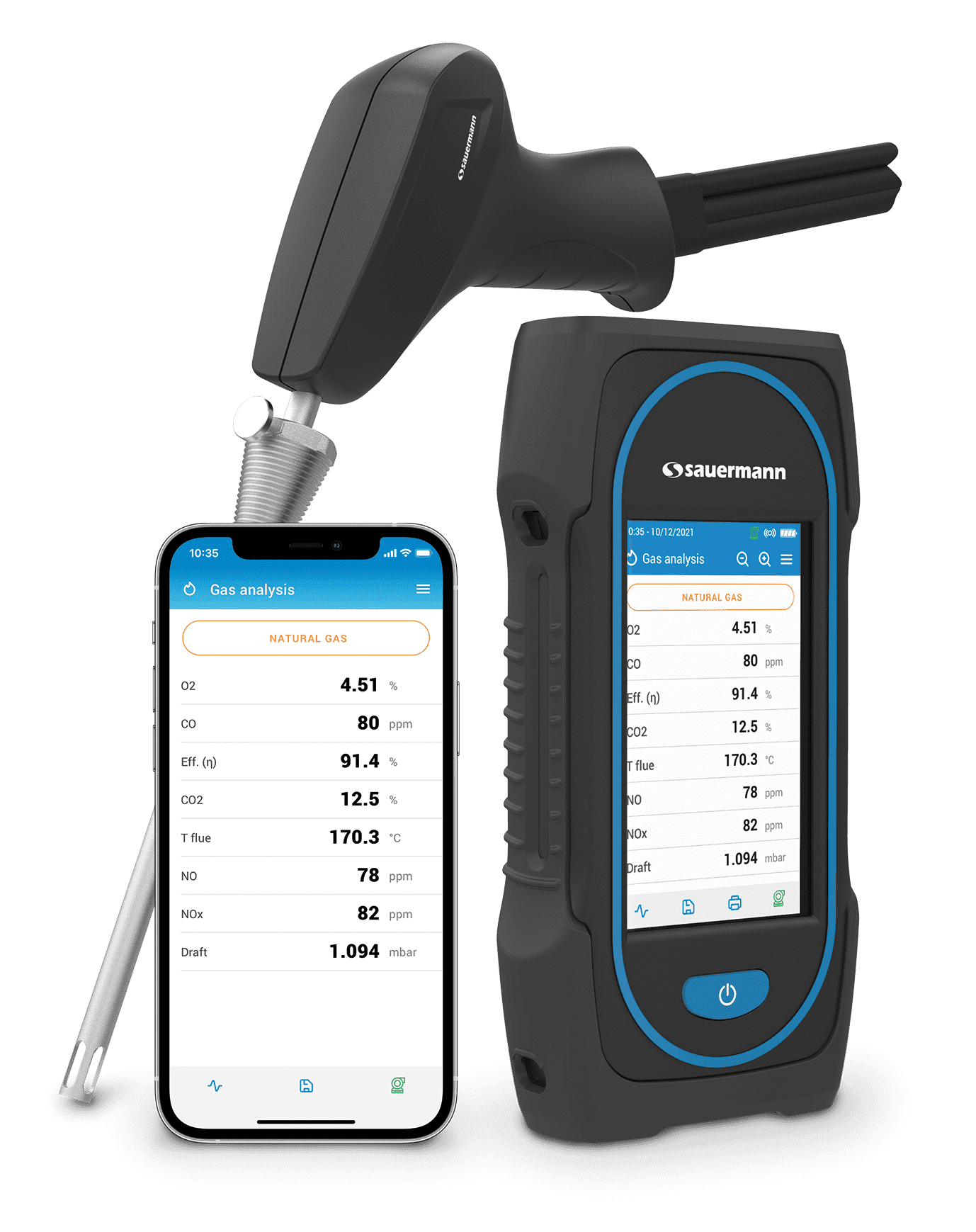 Sauermann Si-CA 130 rookgasanalysemeter