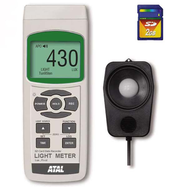 SD-LXx1138 lichtmeter met SD kaart