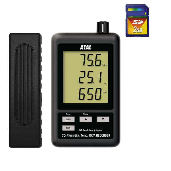 SD-MCHx383 Portable binnenklimaat datalogger voor CO2, temperatuur en RV