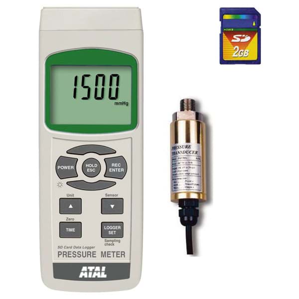 SD-PSx9303 Meter, datalogger met SD kaart - druk